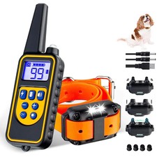 Rechargeable Electric Dog Training Collar Waterproof Shock Remote Pet Trainer