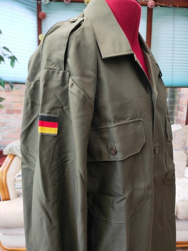 Vintage german army shirt mens - army,