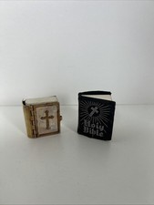 2 X Vintage Miniature Holy