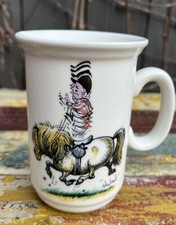 Vintage MUG Novelty Staffordshire Norman Thelwell Aldridge  1967 Collectable VGC