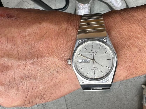 Bulova quartz watch silver - watch,
