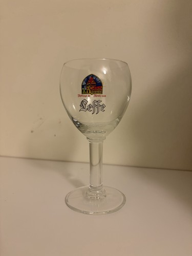 Leffe beer glass abbaye de - leffe, -abbaye