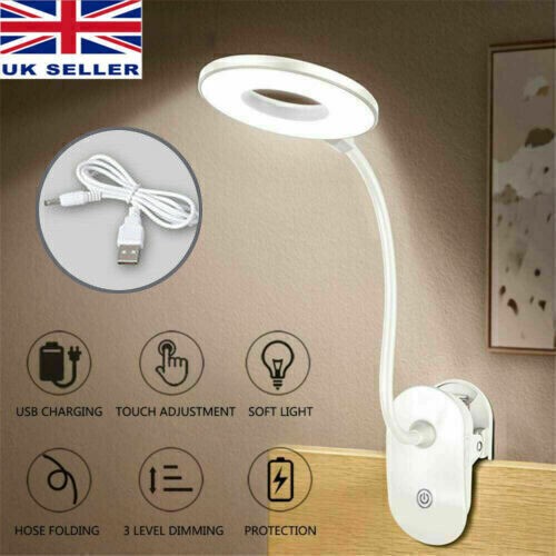 Led usb clip flexible desk - led, on