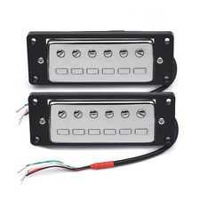 High Quality Humbucker Pickups Set for Electric Guitar Chrome 6 String