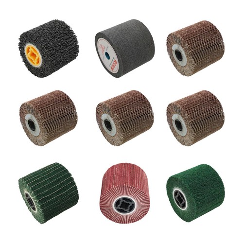 Burnishing wheel flap brush - burnishing,