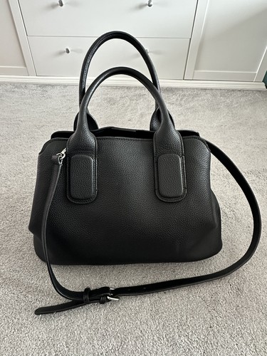 Zara black faux leather - zara,