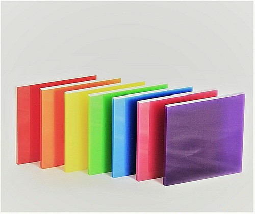 Cut size coloured acrylic - size,