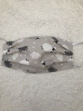 Cute Sheep 🐑 And Clouds ☁️ Adult Face Mask 😷