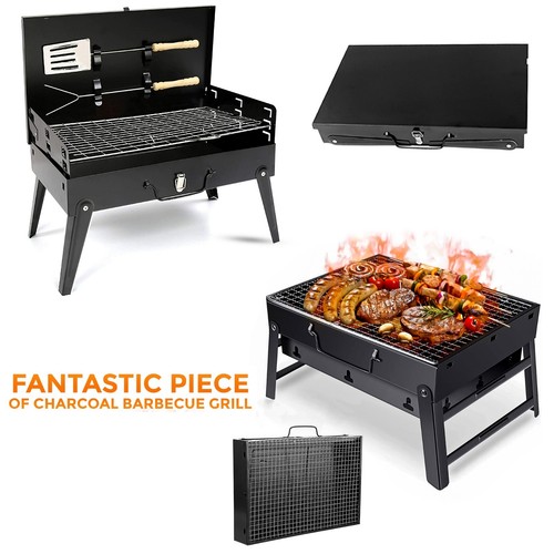 Portable folding charcoal - portable, bbq