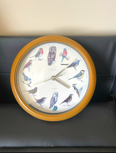 Zeon round wall clock brown - brown, &