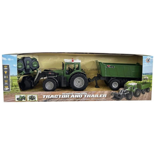 Remote control farm tractor - tractor, &
