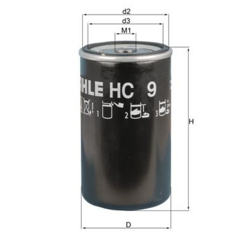Mahle hydraulic filter - mahle,