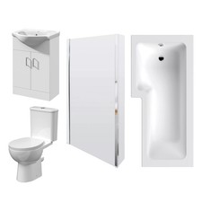1700mm Bathroom Suite - L