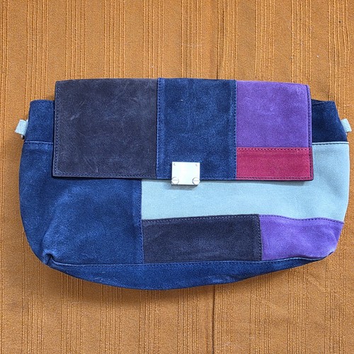 Zara suede patchwork - , clutch