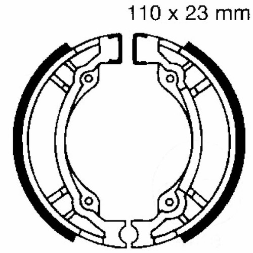 Ebc brake shoes for pgo - brake,