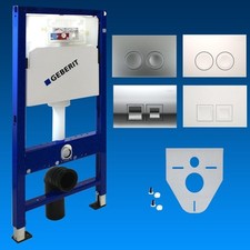 GEBERIT Duofix basic WC front wall element 112 cm push plate drywall element