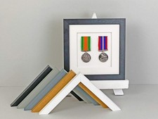 Military Medal display Frame for Two Medals