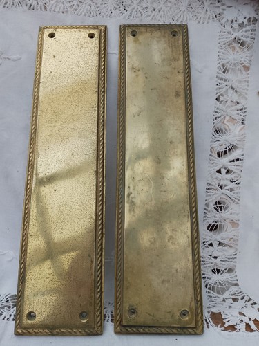 Pair reclaimed brass - brass, door