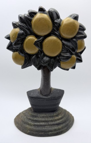 Vintage cast iron orange - vintage, fruit