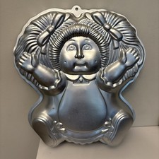 Wilton Cake Pan Mold Tin Cabbage Patch Kids Doll Vintage 1984 CPK