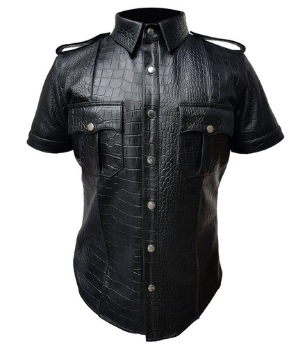 Mens crocodile embossed real - mens,