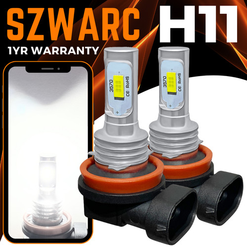 H11 led fog light bulb - 2x,