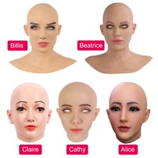 Silicone Female Mask Headwear