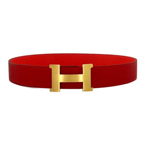Hermès belt rouge - hermès,