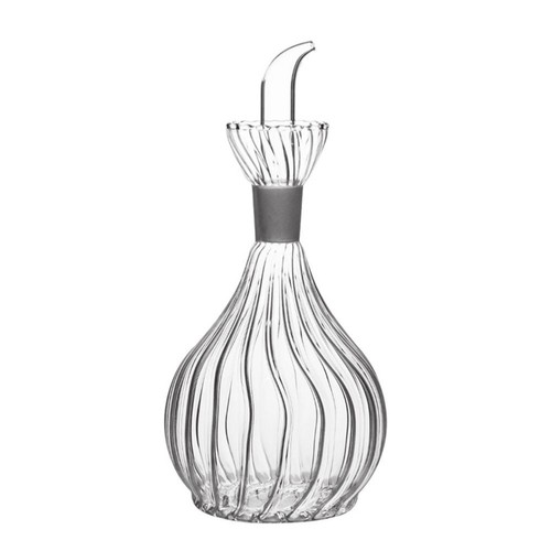 Olive oil bottle pourer glass - olive,