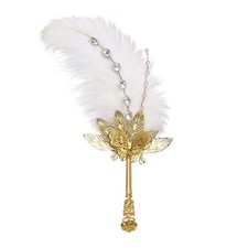 Ostrich Feather Fan, Hand Fan