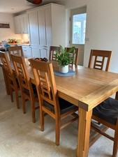Extra Large Oak Dining Table