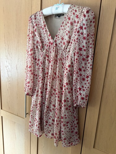 Biba vintage dress - dress, red/cream
