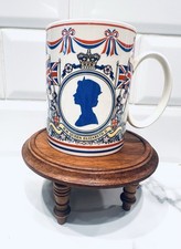 Wedgwood Elizabeth ll Silver Jubilee Large Mug 1952-1977 Excellent