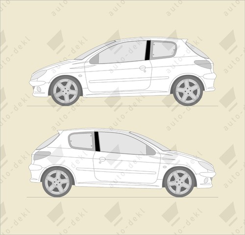 Fits peugeot 206 gti - gti, rc