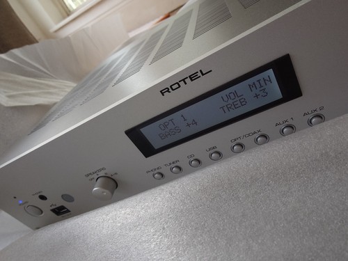 Rotel amplifier with - rotel, ra-12
