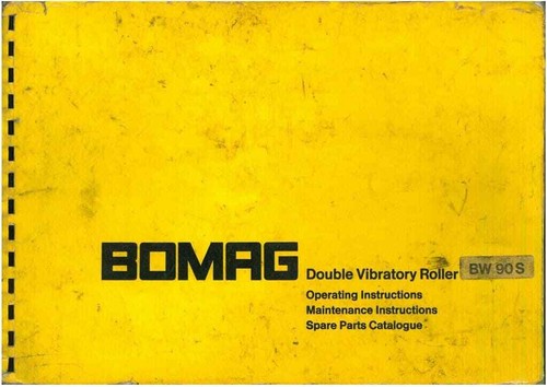 Bomag double vibrating - vibrating, roller