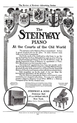 1908 the steinway piano - the,