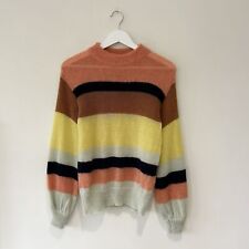 Louise Follain x Bensimon Mohair Jumper Size S Colourful Striped Knit