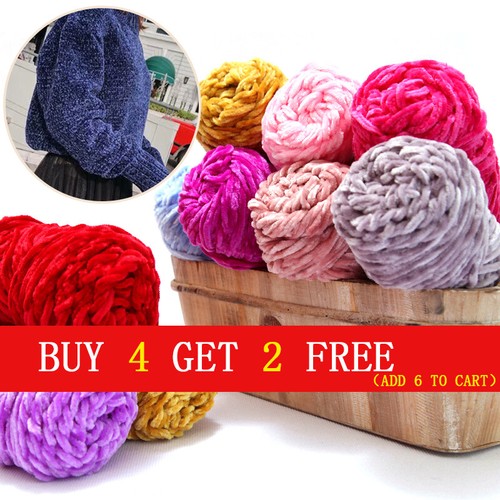 100g chunky chenille skein - chunky,