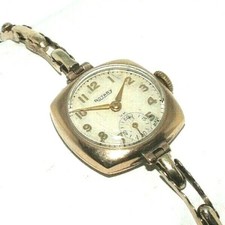 Ladies/Women's 9ct 9carat yellow gold vintage Rotary watch