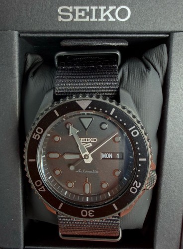 Seiko stealth blackout - 5, “stealth”