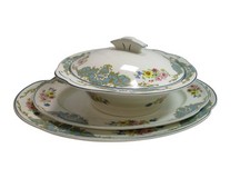 Pareek Johnson Brothers Serving Set Vintage 1930's England Floral Preloved