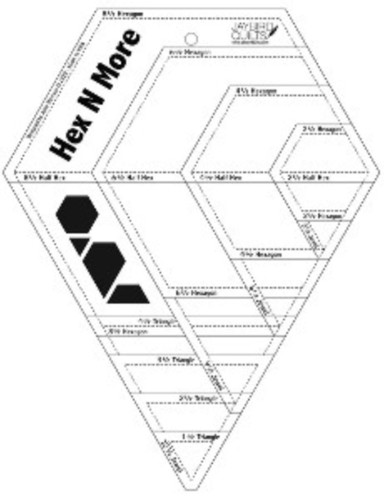 Jaybird hex more - hex, quilting