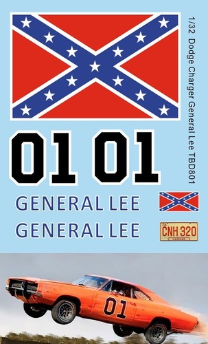 Decals for general lee - 1/32,