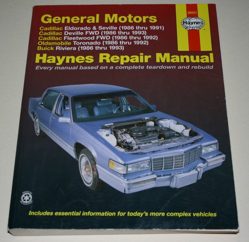 Repair manual cadillac - repair,