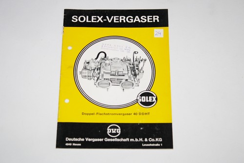 Solex ddht carburettor - ddht,
