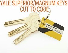 YALE SUPERIOR KEYS CUT TO CODE
