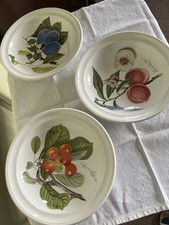 3 Portmeirion Pomona bowls vgc