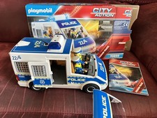 Playmobil 70889 Police Riot Van Working Sound & Lights - Boxed With 2 Figures