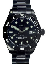MWC Swiss Made | 500m | 25 Jewel Auto Diver | PVD Stainless Steel | Helium Valve